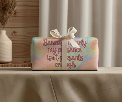a present wrapped in paper