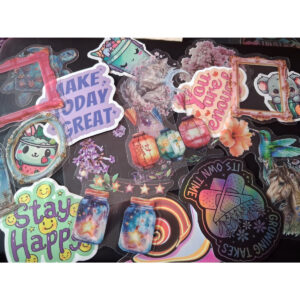 100-Piece Variety Sticker Bundle — No Repeats